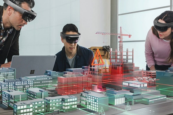头戴MR眼镜 ｜ 「一见·MR HoloLens」建筑助手